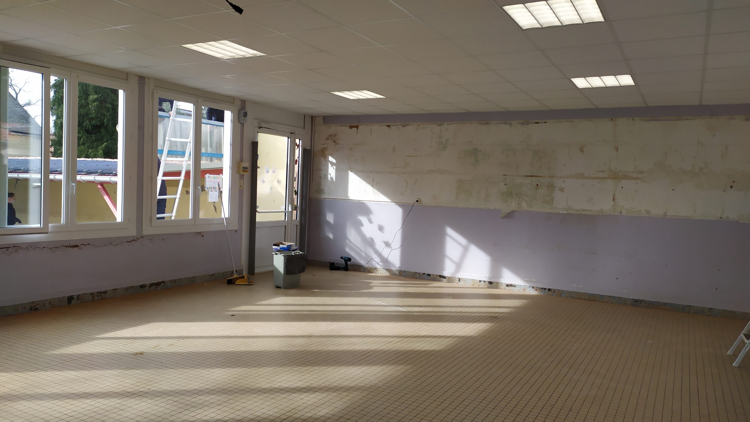 Mars 2021 – Rénovation classe de GS/CP (saphir)